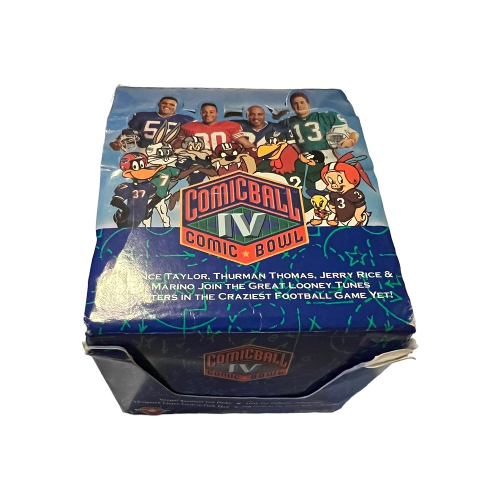 1992 UPPER DECK COMICBALL COMIC BOWL IV NFL FULL BOX COMPLETE SET? - Picture 2 of 7
